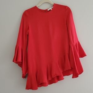 Alexie ruffled top